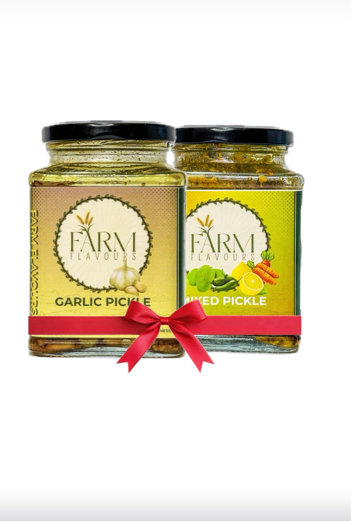 Garlic Achaar with Mixed Achaar Combo